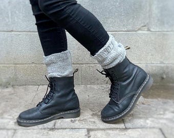 Alpaca Wool Ankle Warmers: Short Knit Leg Warmers