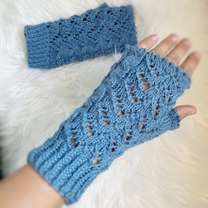 Fingerless wrist warmers for her / fingerless gloves great gift for mom/ sister or girlfriend