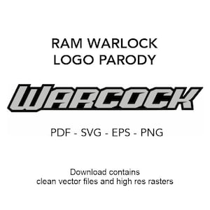 RAM Warlock Parody Logo Vector file