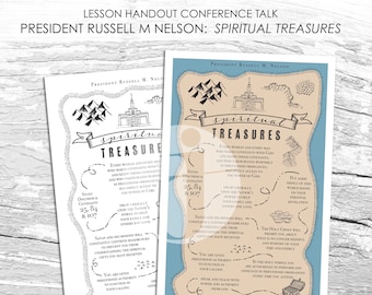 Spiritual Treasures Handout: Russell M. Nelson, General Conference (PDF)