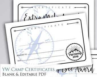camp awards etsy