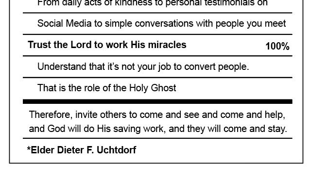 Guilt-free Missionary Work Talk Handout Printable Digital Download ...