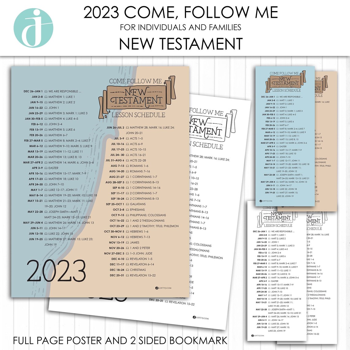 2023-come-follow-me-schedule-and-bookmark-the-old-testament-etsy-m-xico