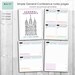 Simple General Conference Worksheets Notebook Notes Journal Workbook ...