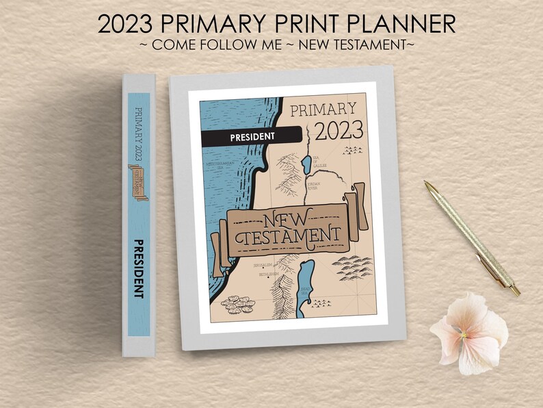 PRINT 2023 Primary Presidency PLANNER Come Follow Me New - Etsy