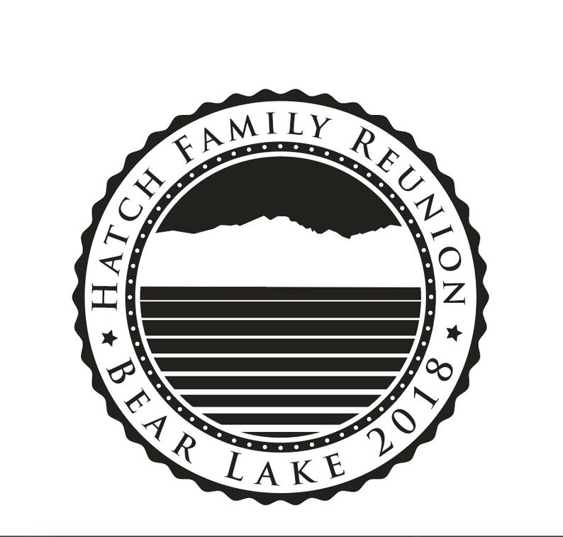 Download Custom Family Reunion SVG Mountain Lake design Logo | Etsy