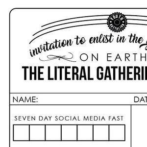 Enlist in the Lords Youth Battalion Talk Handout | Reminder | Printable ...