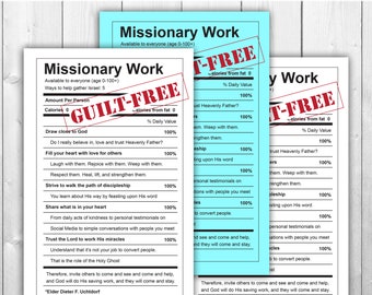 Elder Uchtdorf Missionary Work Handout: General Conference Talk (Digital Download)