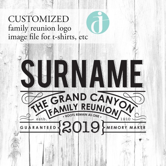 Download Custom Family Reunion Svg Vintage Label Design For T Shirts Etsy