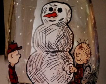 Charlie Brown & Pigpen's  dirty snowman