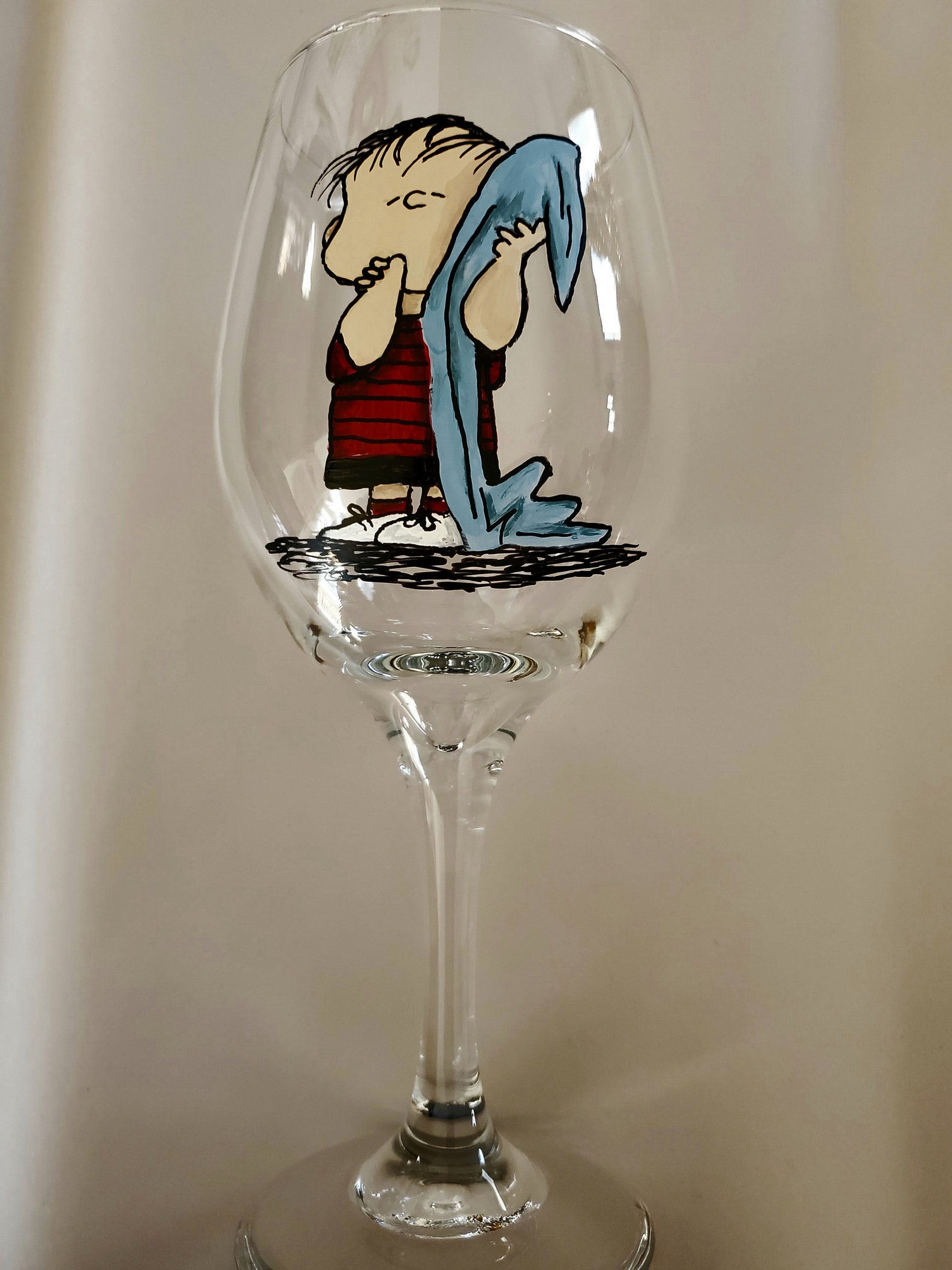 Linus With His Blanket Etsy