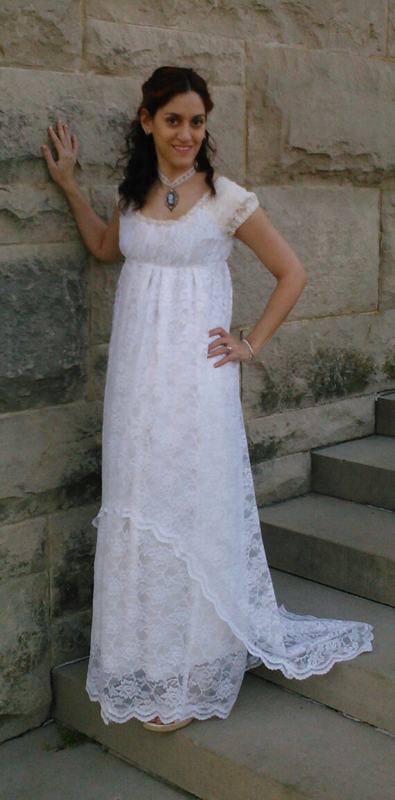 Items Similar To Titanic Style Edwardian Regency Era Wedding Gown