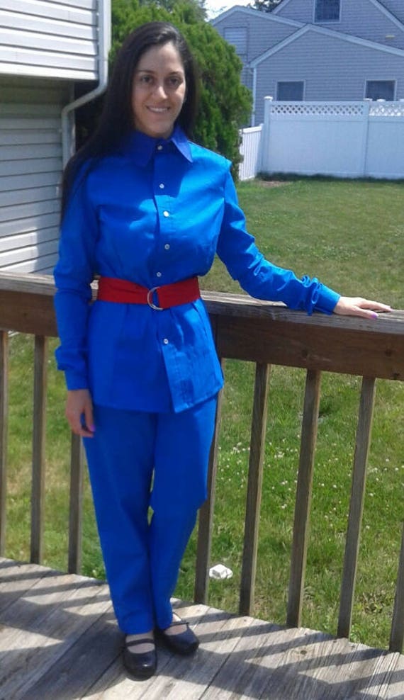 Adult Violet Beauregarde Costume set Willy Wonka and the Chocolate