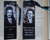 Hook rumplestiltskin bookmark with emma  regina  zelina Once upon a time , magical gift for family / friends / evil queen / Home