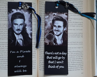 Hook rumplestiltskin bookmark with emma  regina  zelina Once upon a time , magical gift for family / friends / evil queen / Home