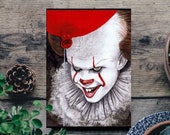 Pennywise Magnet Vinyl /  Scary IT Clown Fridge Car Magnet
