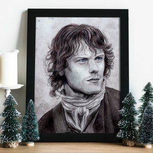 Kunstdruck A4 Joker 2019 / Joaquin Phoenix / Outlander / Jamie Fraser / Winterdekoration / zauberhaftes Weihnachtsgeschenk Familie / Freund