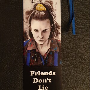 Stranger Things Eleven segnalibro / alexei / trapper / bookmarkcollection / inkdrawing / Natale / regalo di compleanno per voi o gli amici