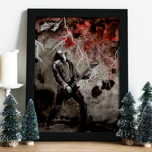 Stranger Things como decoración de paredes / Eddie / alexei Vecna / jim hopper / Steve / decoración de once inviernos / familia de regalos mágicos de Navidad