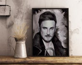 OUAT Print with emma  regina  zelina   hook or rumplestiltskin killian Jones / captain swan