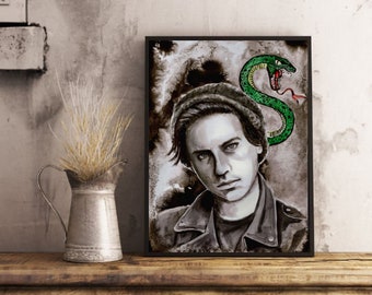 Artprint Jughead Jones / Serpents / Highschool