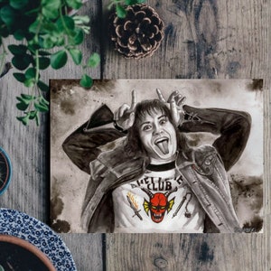 Stranger Things als Wanddekoration / Eddie / alexei Vecna / jim hopper / Steve / elf Winterdekoration / zauberhaftes Weihnachtsgeschenk Familie