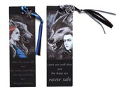 bookmark: Arya and wolf -  Sansa and lady wolf and fantasy -  Nice Gift for friends family reading pleasure