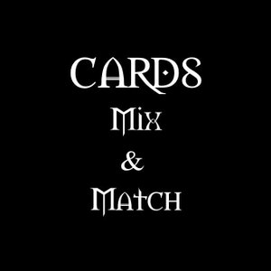 card collection / groot / rumplestiltskin / magnus bane/ / floki / ragnar / pennywise / outlander / thestral / niffler / wolf