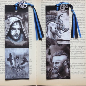 Floki Ragnar vikings 2x segnalibri / Corvo invernale e saga norrena, ottimo regalo di lettura per amico, bookwarrior, famiglia o te stesso