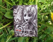 Groot sticker / vinyl / Guardians of the Galaxy / beasts / winter / magical gift family / friends / art