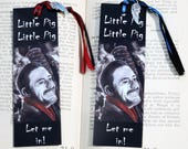 Bookmark TWD with Negan with lucille / walking dead / little pig / reading gift christmas Gift for booklover