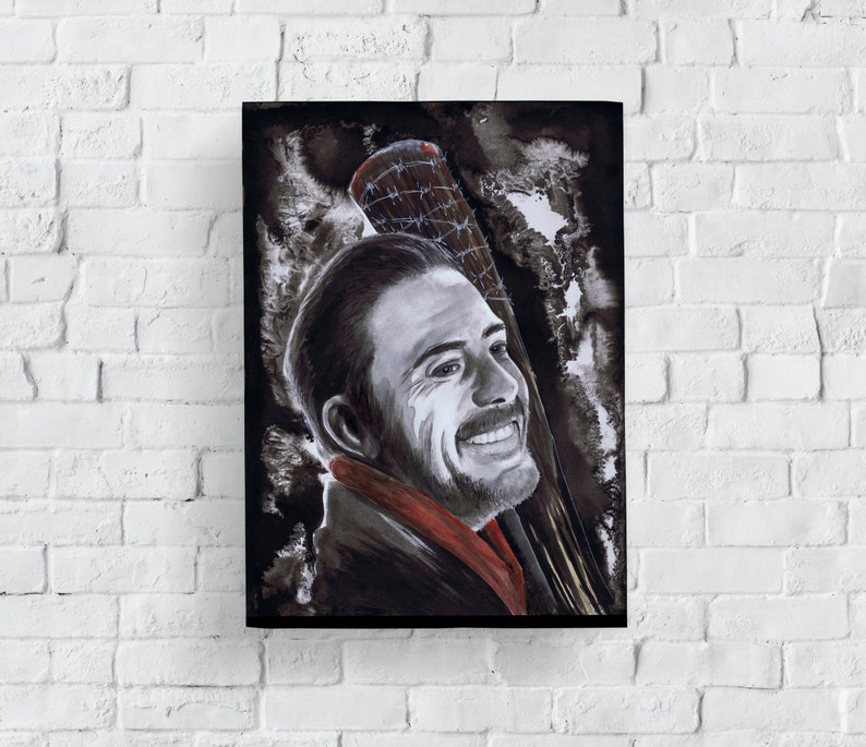 Artprint A3 Neegan / Daryl Dixon the walking dead 2. Negan