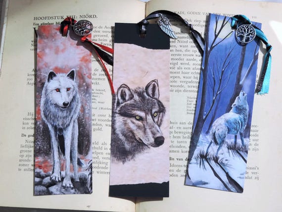 Bookmark - Winter Wolf - Bookmark Bookmark - Winter Wolf - Bookmark