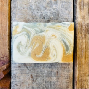Cedarwood and Lemongrass Goats Milk Soap, Essential Oil, Farm Soap, Brazilian Clay, Sweet River Farm, Sweet River Soap Co
