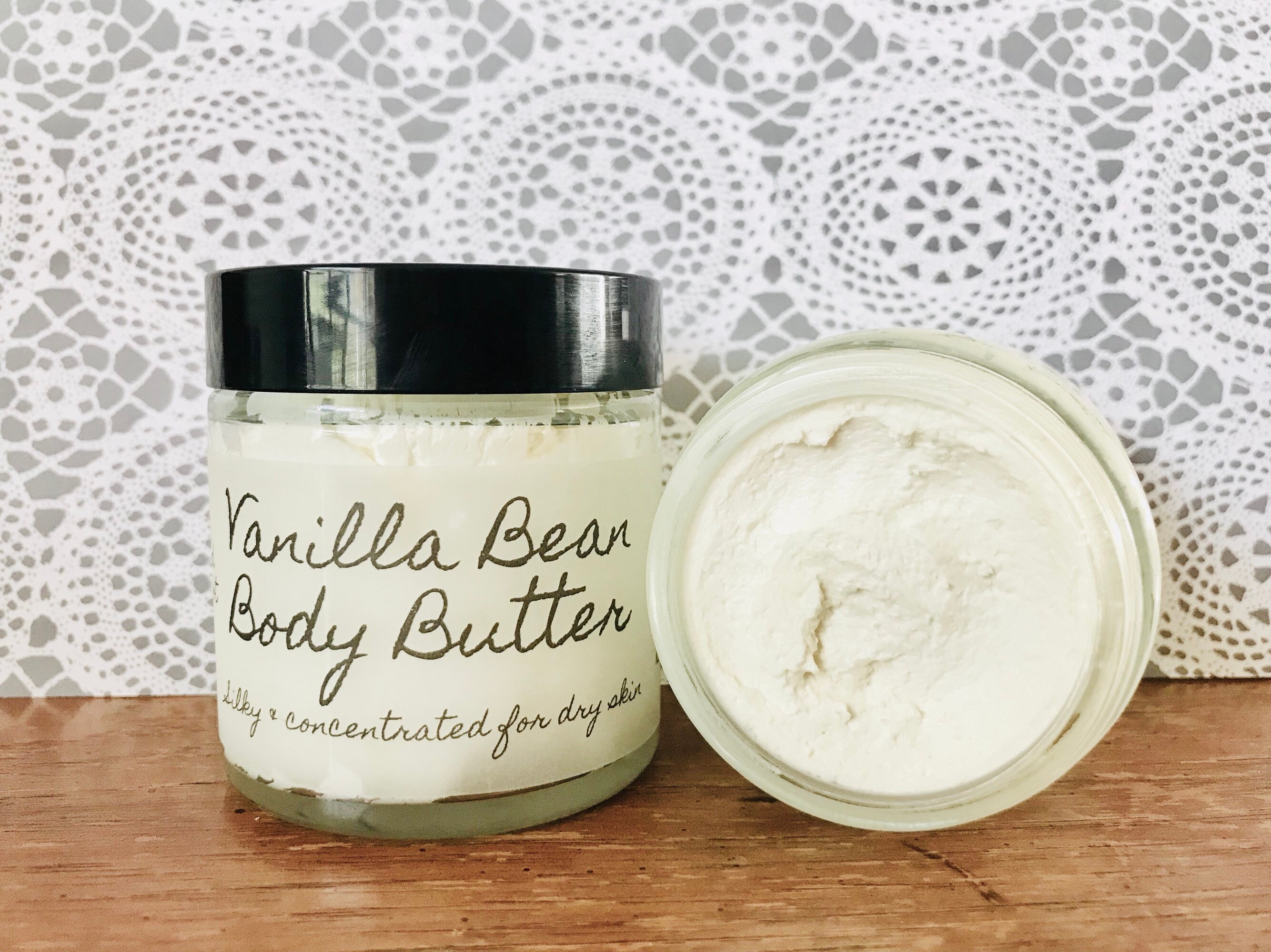 Vanilla Bean Whipped Body Butter Etsy