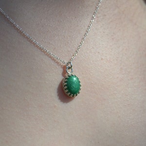 Small Cremation Necklace Sterling Silver Ashes Necklace