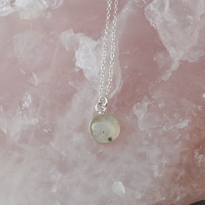 Genuine Lunar Meteorite Moon Dust Hand Blown Necklace 925. Sterling Silver