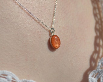 Cremation Necklace Sterling Silver Ashes Necklace