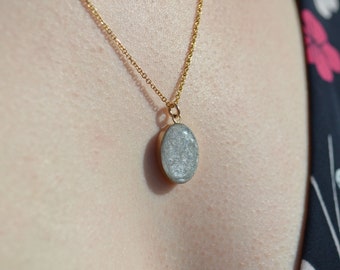 Medium Ashes Cremation Gold Necklace