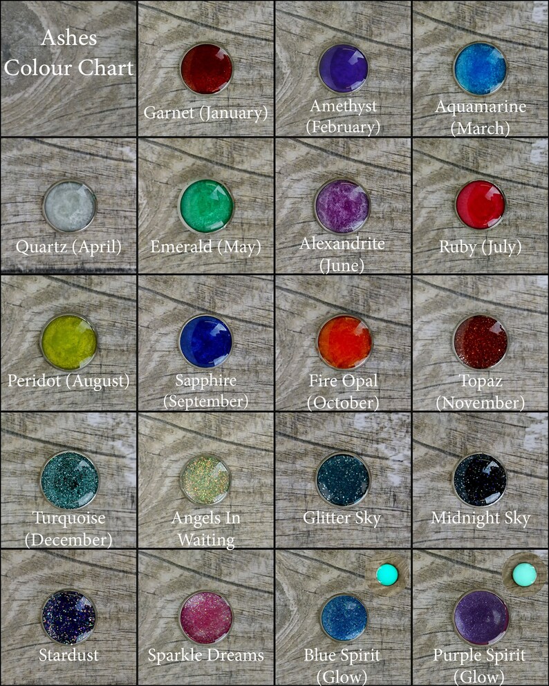 Ashes Stud Earrings Cremation Small Stone Earrings bild 9