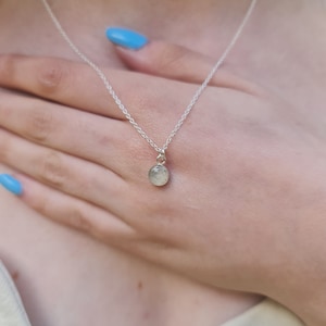 Moon Dust Teeny Necklace 925. Sterling Silver
