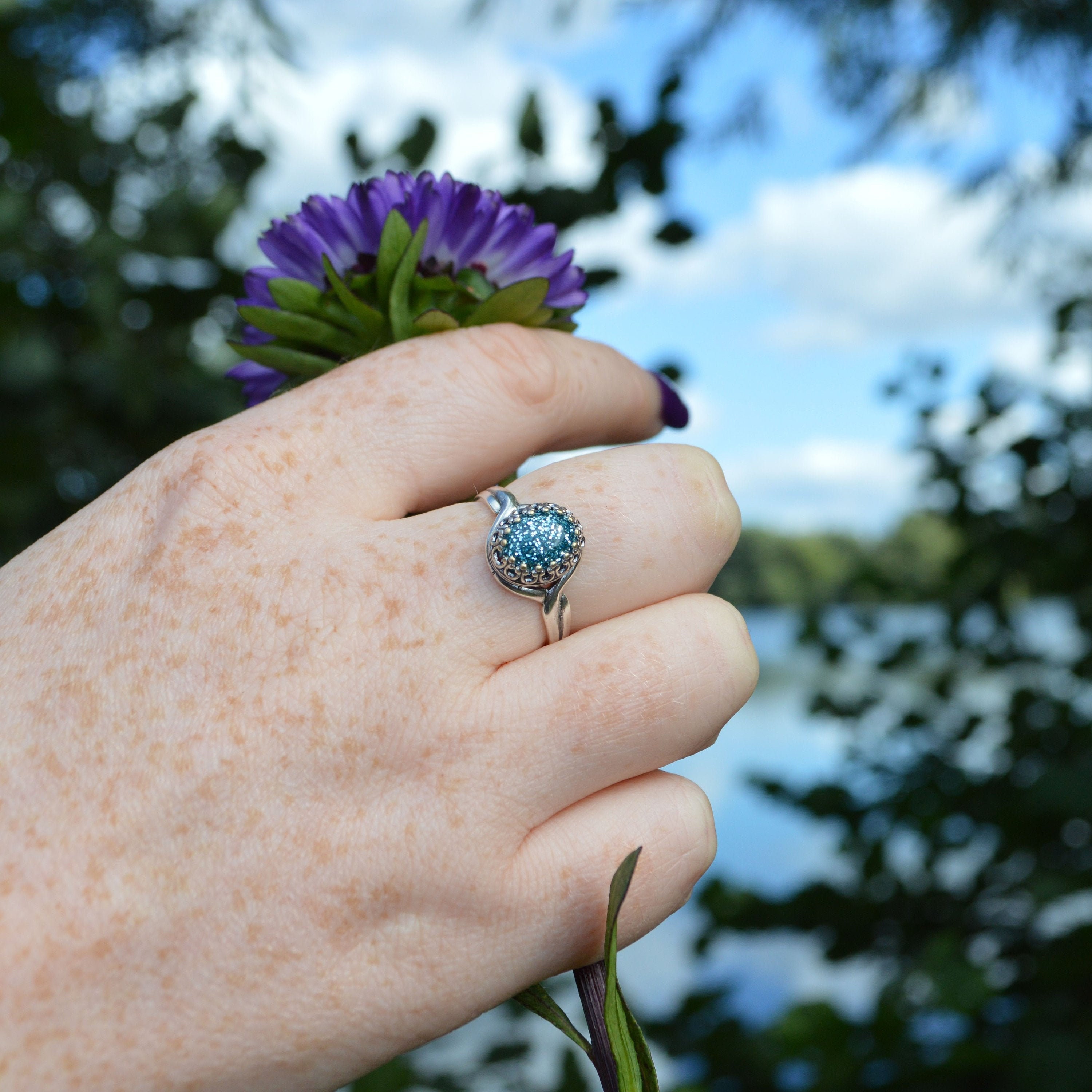 Ashes to glass ring best sale