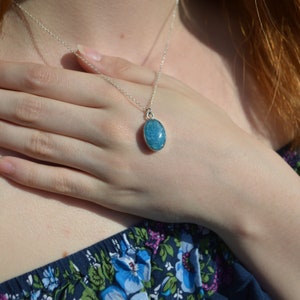 Ashes Necklace Sterling Silver Cremation Necklace Medium Oval