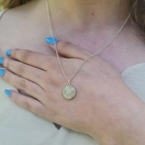 Moon Dust Large Necklace 925. Sterling Silver
