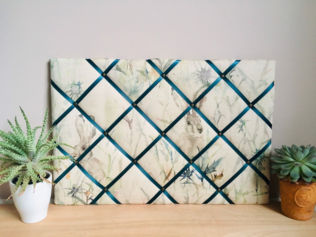 Voyage Maison Fabric Ribbon Board Noticeboard Wall Decor Etsy UK