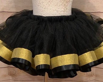 black and gold tutu for baby
