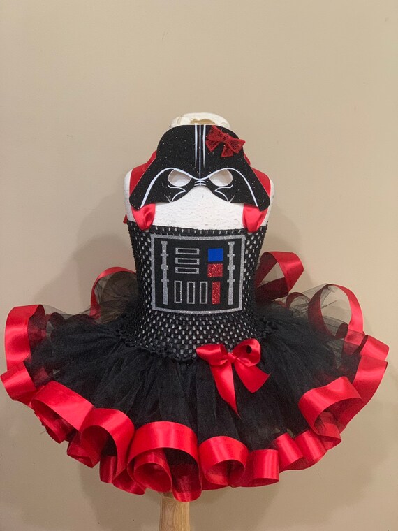 Darth Vader Tutu Dress Darth Vader Tutu Darth Vader Costume Etsy