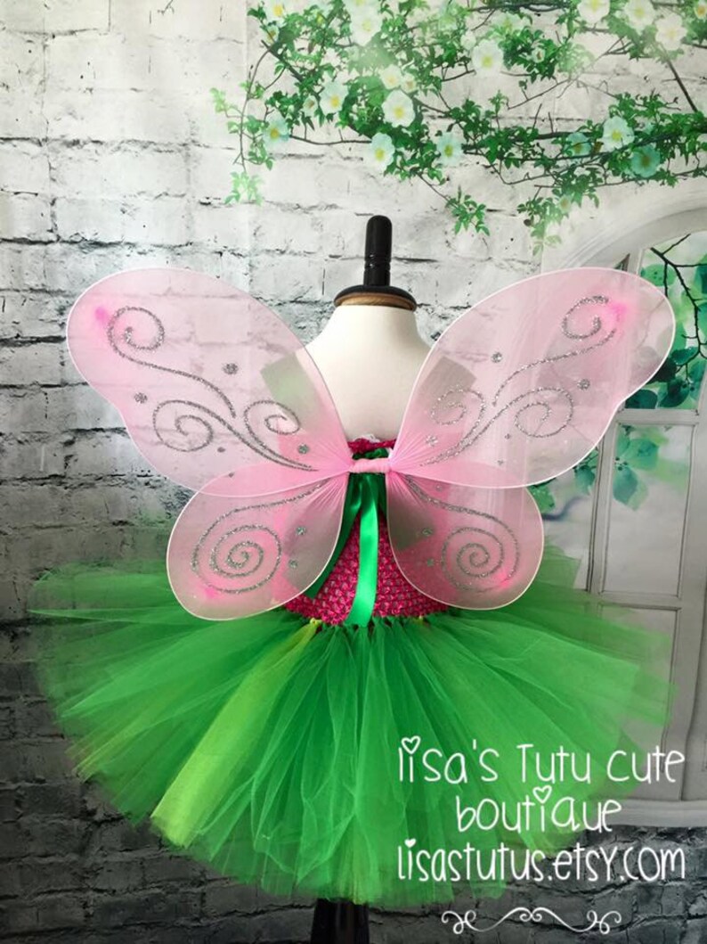 Pink and Green Butterfly Tutu Butterfly Tutu Dress Fairy Etsy