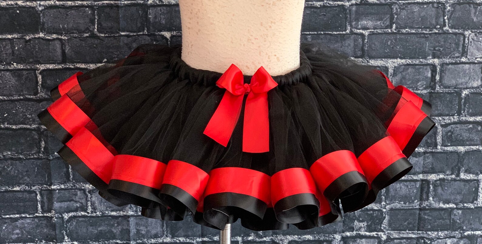 Red and Black Tutu, Red Tutu, Black and Red Tutu, Black Tutu, Black and Red Childrens Tutu