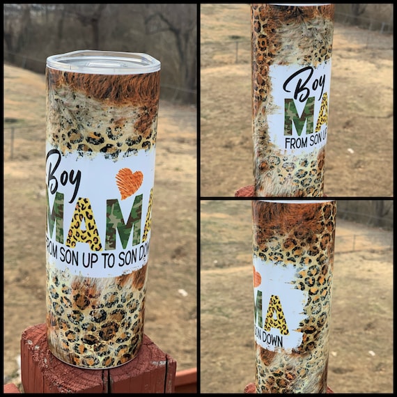 boy mom tumbler, boy mom cup, boy mom coffee tumbler, boy mama from son up  to son down, boy mama tumbler